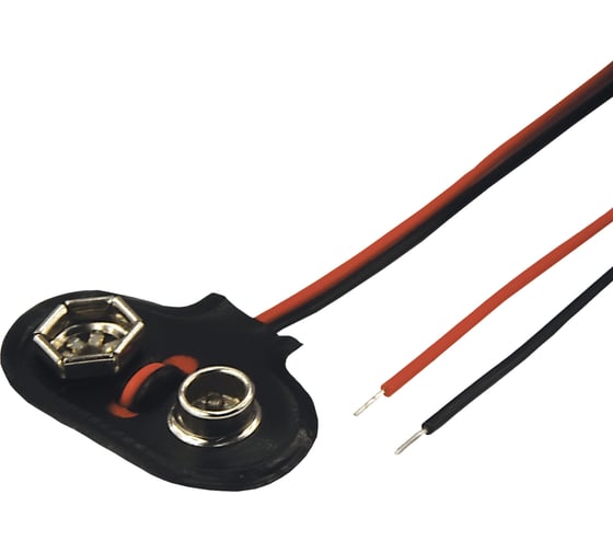 Изображение товара Угловая клемма на крону REXANT 9 V 100 шт 14-0323