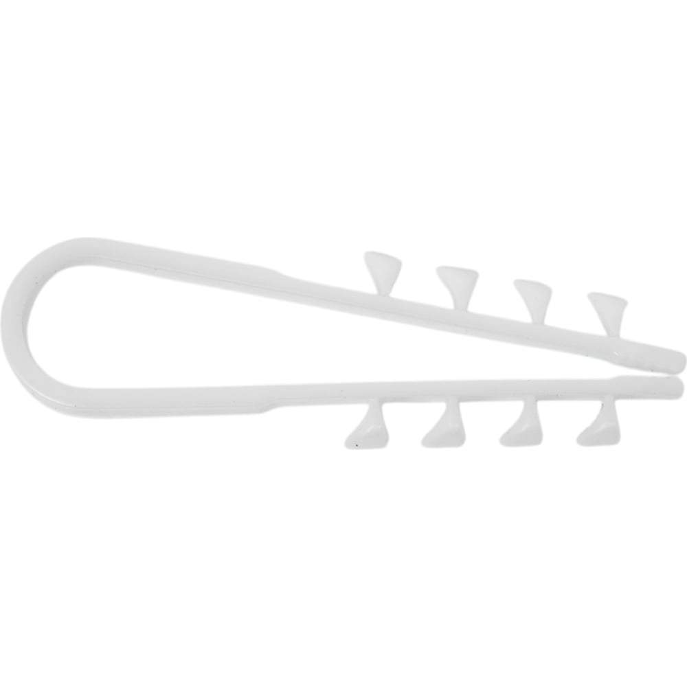Изображение товара Нейлоновый дюбель-хомут PROCONNECT 5-10, белый, 10 шт. 07-4501-2-9