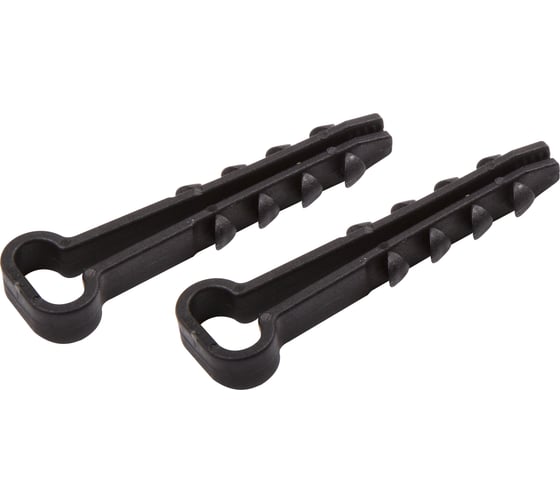 Изображение товара Дюбель-хомут PROCONNECT прямоугольный, черный, 10x5, 100 шт. 07-4621