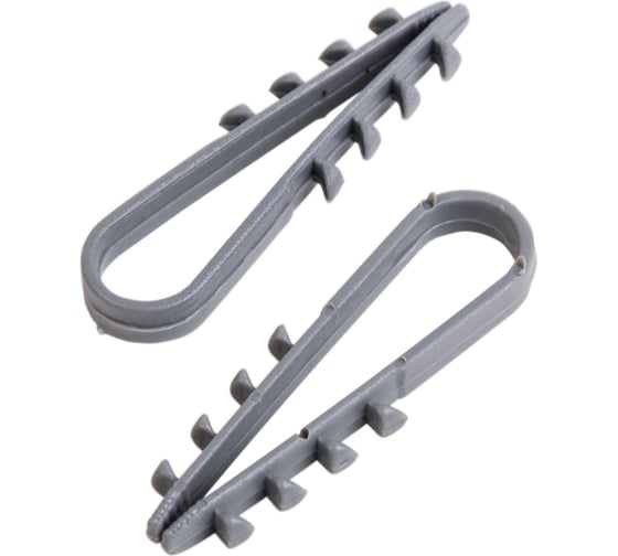 Изображение товара Нейлоновый дюбель-хомут PROCONNECT 5-10 мм, серый, 100 шт. 07-4501-3