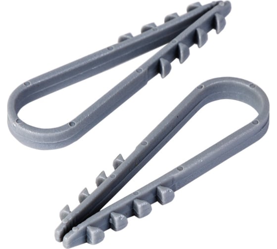 Изображение товара Нейлоновый дюбель-хомут PROCONNECT 11-18 мм, серый, 100 шт. 07-4502-3