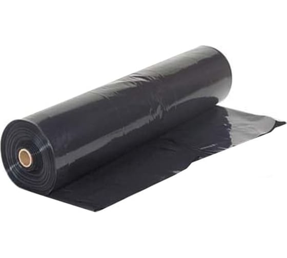 Изображение товара Полиэтиленовая пленка ООО Дом Плёнки Самара 100 мкм, черная 4630046424742