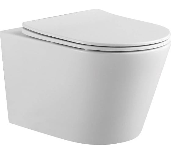 Изображение товара Подвесной безободковый унитаз AQUATEK 525х360х320 мм AQ1905-00 00000107123