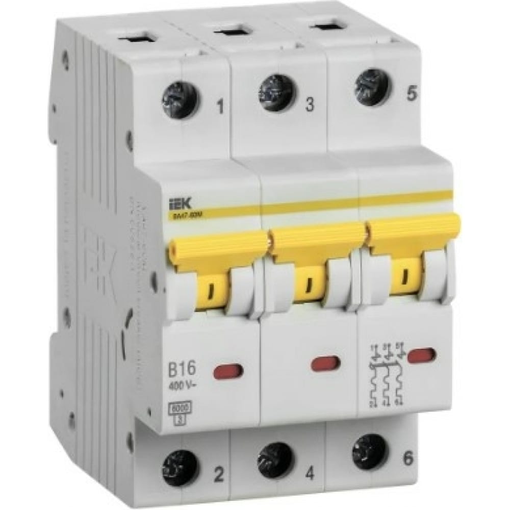 Автоматический выключатель IEK - MVA31-3-016-B