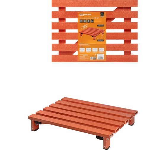 Изображение товара Диэлектрический настил TDM ELECTRIC НСД-120, 500x700 мм, h=120 мм, стеклопласт., до 50 кВ ЭкспертЭлектрик SQ1028-0694