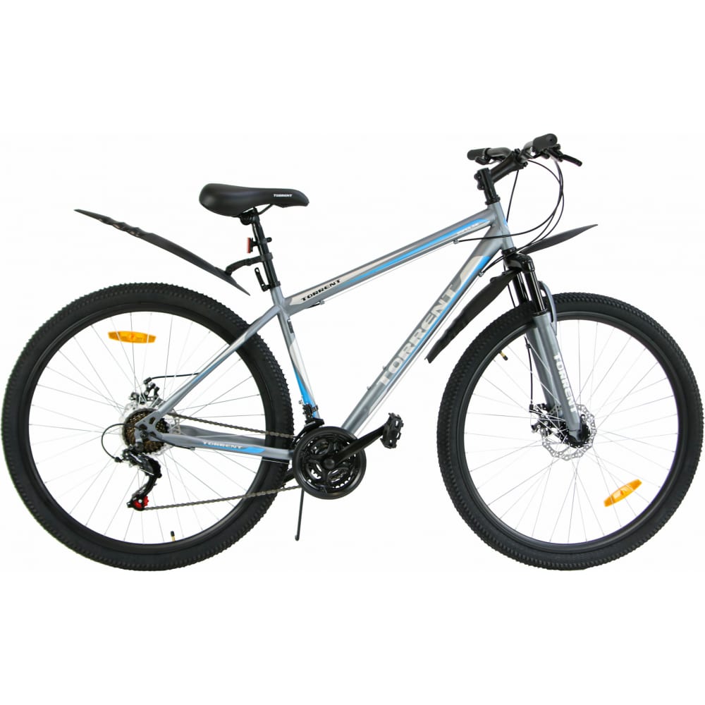 Велосипед Torrent, цвет серый/голубой, размер 18