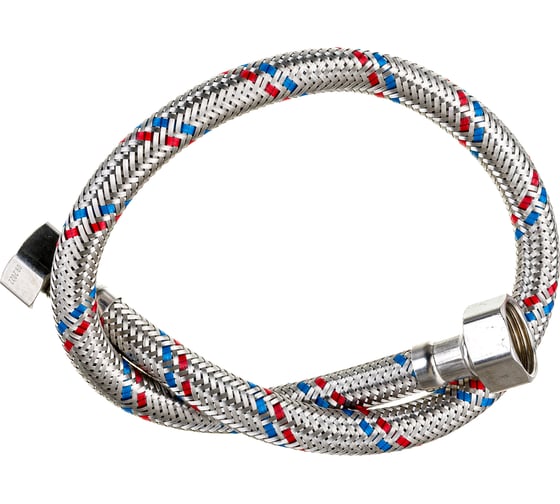 Изображение товара Гибкая подводка для воды Gigant с оплеткой из нержавеющей стали, 1/2"х50 см, г/г P-50-GG