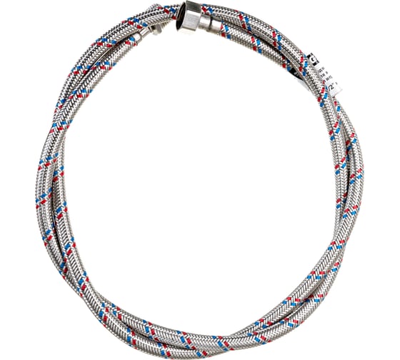 Изображение товара Гибкая подводка для воды Gigant с оплеткой из нержавеющей стали, 1/2"х150 см, г/ш P-150-GW