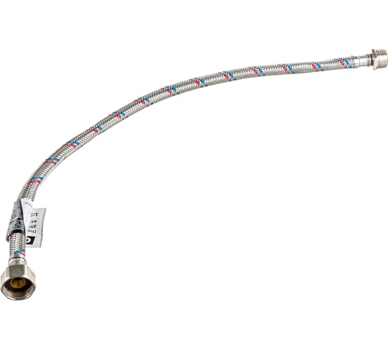 Изображение товара Гибкая подводка для воды Gigant с оплеткой из нержавеющей стали, 1/2"х50 см, г/ш P-50-GW