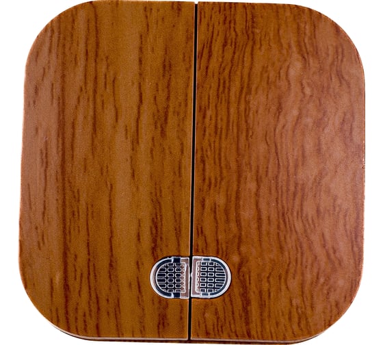 Изображение товара Выключатель IEK ВС20-2-1-ХД 2-кл. инд. о/у 10А GLORY дуб EVH21-K24-10