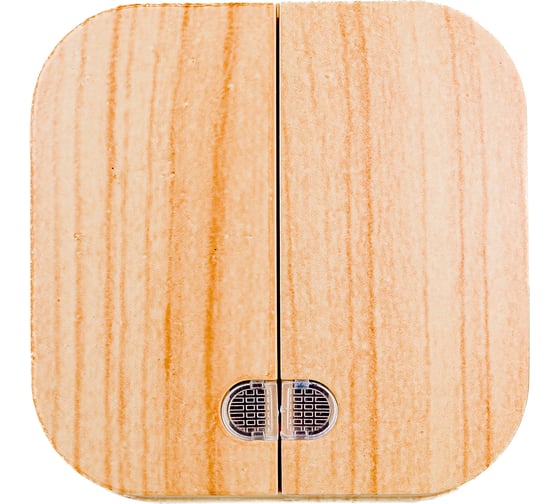 Изображение товара Выключатель IEK ВС20-2-1-ХС 2-кл. инд. о/у 10А GLORY сосна EVH21-K34-10