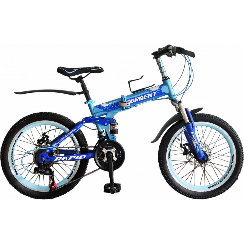 Велосипед Torrent, цвет голубой/зеленый, размер 14.5