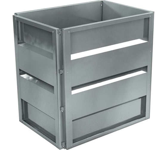 Изображение товара Готовая оцинкованная грядка на дачу Delta-Park GW 0.5x0.7 м, серебристая 30013GW_5070Zn