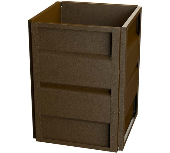 Изображение товара Готовая оцинкованная грядка на дачу Delta-Park GW 0.5x0.5 м, коричневая 30013GW_5050Br