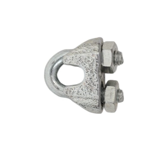 Изображение товара Зажим для троса REXANT оцинкованный, d3/4 мм, DIN 741, 100 шт. 09-5603