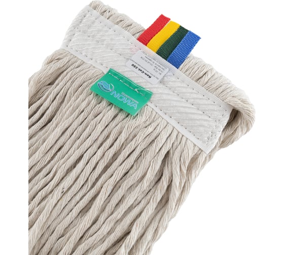 Изображение товара Хлопковый моп NV 350/C кентукки, 350 гр, белый NV Ken-Cot-350/C