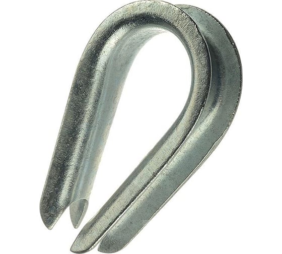 Изображение товара Коуш для каната REXANT оцинкованный, 3 мм, DIN 6899, 100 шт. 09-5653