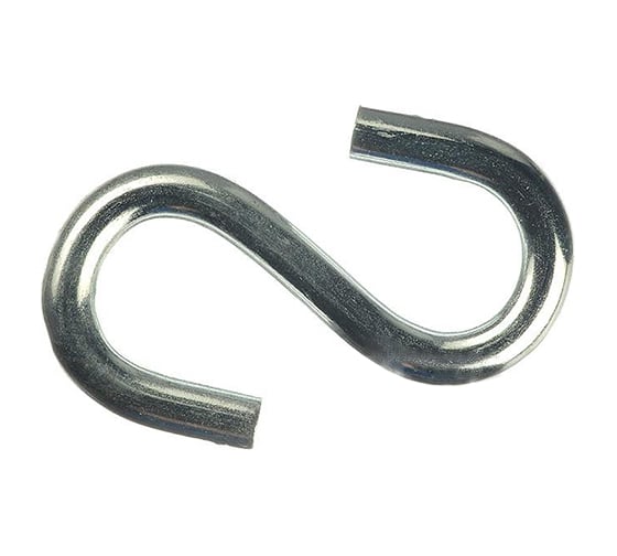 Изображение товара Крюк REXANT тип S-образный, оцинкованный, 3 мм, 100 шт. 09-5663