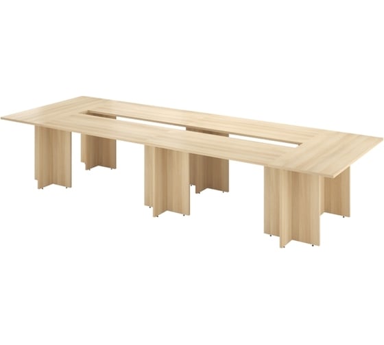 Изображение товара Стол составной Монолит Дублин 3900x1350x740 Акация лорка31 ДБ101.31