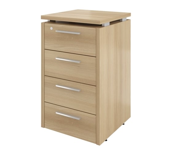 Изображение товара Тумба Монолит Дублин приставная (4 ящика с змамком) 450x450x750 Акация лорка31 ДБ44.С31