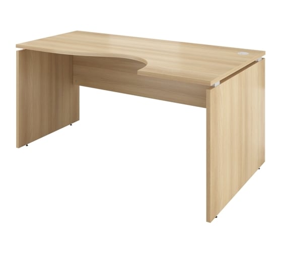 Изображение товара Стол криволинейный Монолит Дублин правый 1600x900x750 Акация лорка31 ДБ08.31