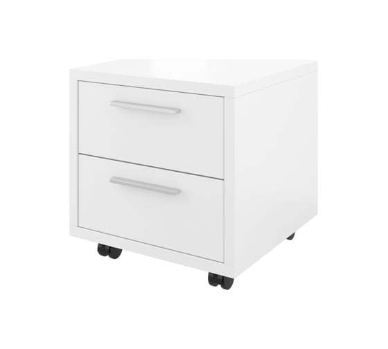 Изображение товара Тумба Монолит Дублин выкатная / 2 ящика / 450x450x456 Белый30 ДБ16.С ДБ16.С30