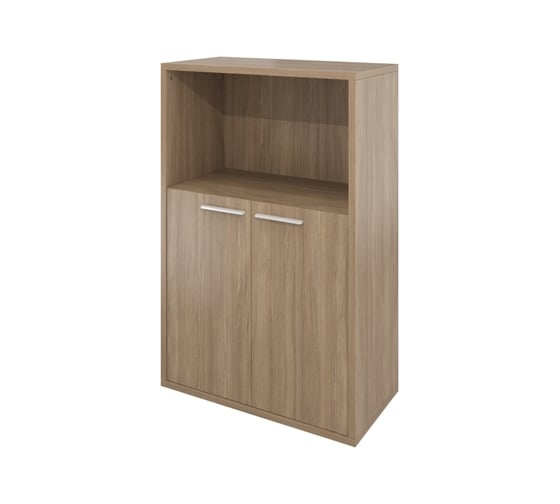 Изображение товара Шкаф Монолит Дублин низкий 1 откр. полка 800x400x1250 Дуб кофейный37 ДБ46.37