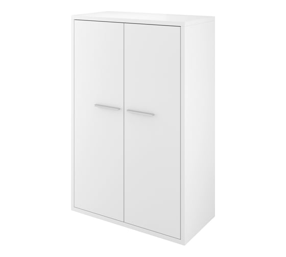 Изображение товара Шкаф Монолит Дублин низкий закрытый 800x400x1250 Белый30 ДБ47 ДБ47.30