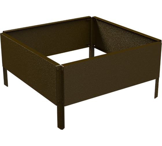 Изображение товара Готовая оцинкованная грядка на дачу Delta-Park GX 0.45x0.45 м, коричневая 30020GX_4545Br