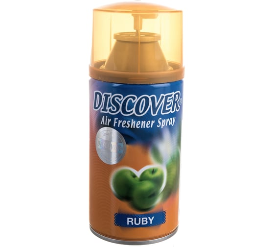 Изображение товара Сменный баллон для автоматического освежителя DISCOVER RUBY 320 мл яблочный DSR 0016-05