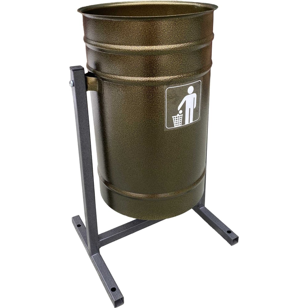 Изображение товара Металлическая урна ПК ОТК Космос 19 л антик бронза