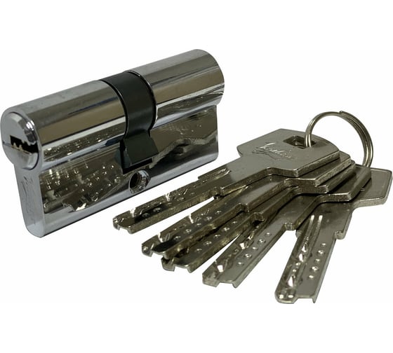 Изображение товара Цилиндровый механизм Вантаж 5 ключей, хром Z85, 53x32 СР