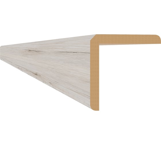 Изображение товара Универсальный угол STELLA МДФ, 2700x24x24 мм, Дуб Санремо белый, 10 шт. ЦБ-00007526