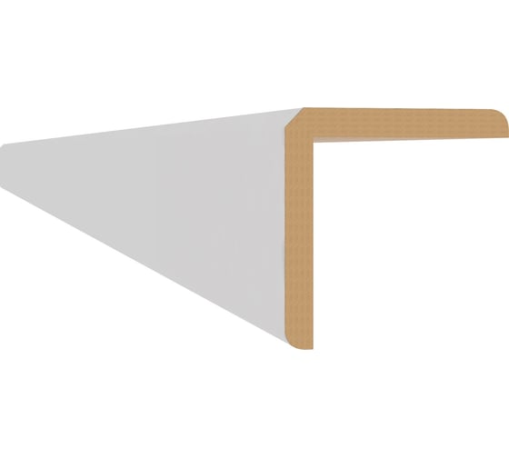 Изображение товара Универсальный угол STELLA МДФ, 2700x24x24 мм, белый, 10 шт. ЦБ-00005356