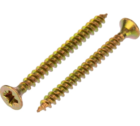 Изображение товара Универсальный саморез KRANZ 3,5x40, желтый цинк, 200 шт. KR-01-3311-006