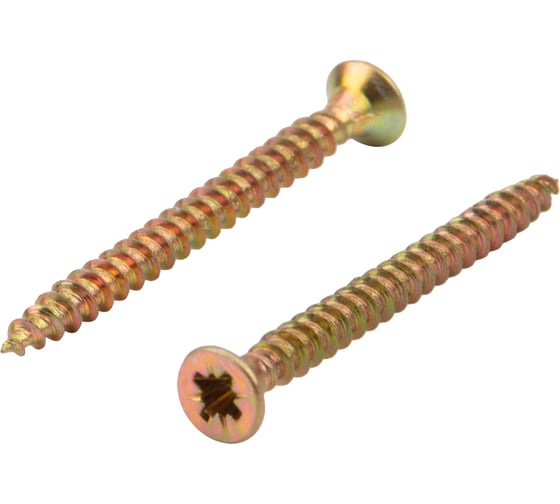 Изображение товара Универсальный саморез KRANZ 3x35, желтый цинк, 200 шт. KR-01-3311-014