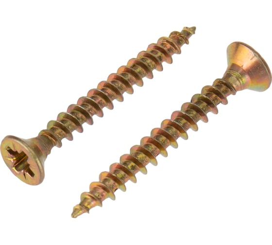 Изображение товара Универсальный саморез KRANZ 4x30, желтый цинк, 250 шт. KR-01-3311-027