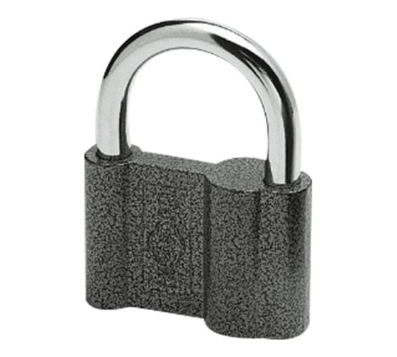 Изображение товара Навесной замок РемоКолор (чугун; 3 ключа; цилиндровый пластинчатый механизм; 70x100x22 мм; дужка 10 мм) 70-0-907