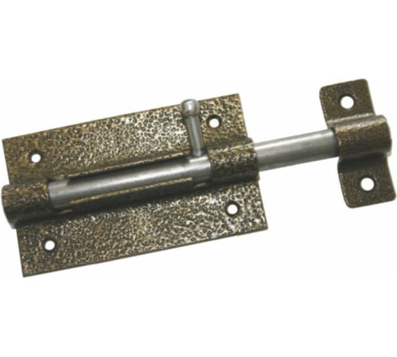 Изображение товара Дверная задвижка РемоКолор (с полимерным покрытием; цилиндрический движок; 115 мм) 70-0-146