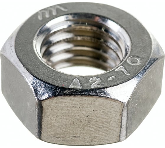 Изображение товара Гайка из нержавеющей стали DINFIX DIN 934, А2, М12, 50 шт. 00-00002088