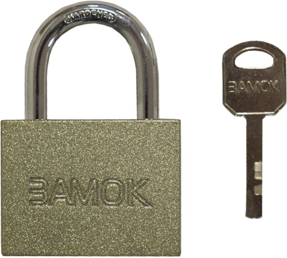 Изображение товара Навесной замок РемоКолор (чугун; хромированный полированный корпус; 3 ключа; цилиндровый механизм; 50x70x18 мм; дужка 8 мм) 70-0-915