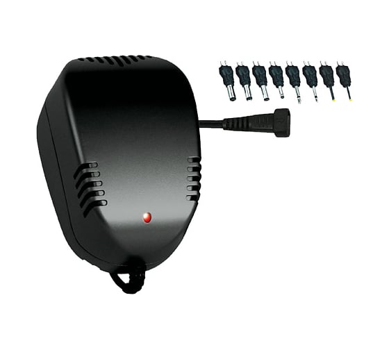 Изображение товара Адаптер/блок питания ROBITON SN1000S 1000мА стабилизированный, 8 насадок BL1 4401