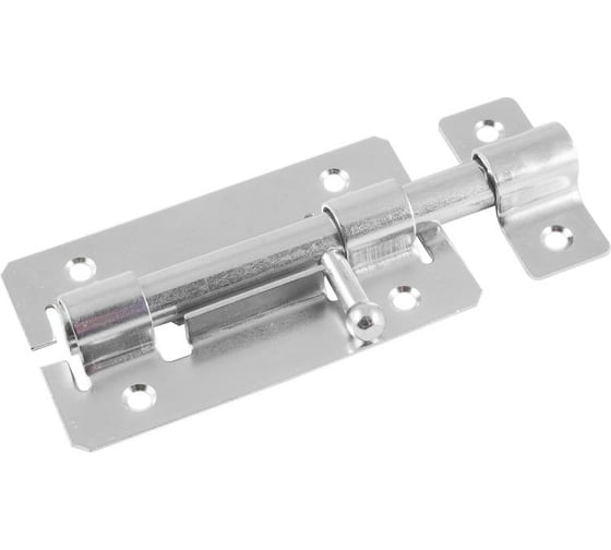 Изображение товара Дверная задвижка РемоКолор (оцинкованная; цилиндрический движок; 14x145 мм) 70-0-141