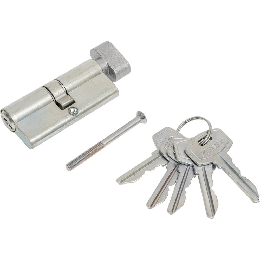 Изображение товара Цилиндровый механизм РемоКолор МЦ1П-5-70 с 5 ключами и перекодировкой