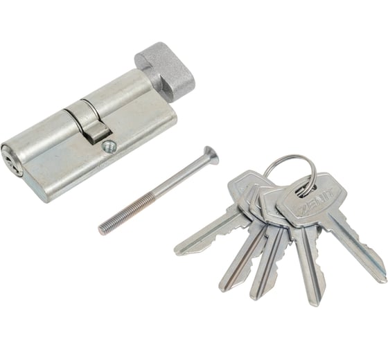 Изображение товара Цилиндровый механизм РемоКолор МЦ1П-5-70 (цинк; ключ-вертушка; 5 ключей; пластинчатый механизм; длина 70 мм) B-МЦ1П570 70-1-032