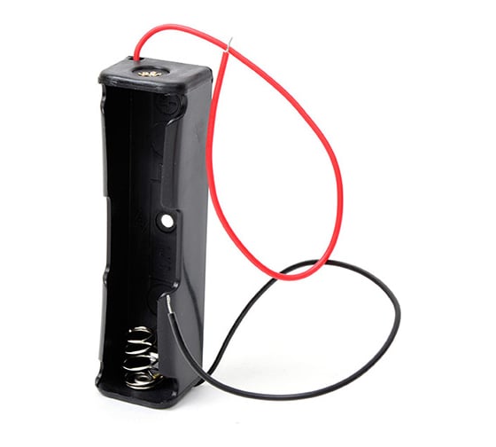 Изображение товара Отсек для элементов питания Robiton Bh1x18650 с двумя проводами PK1 12329