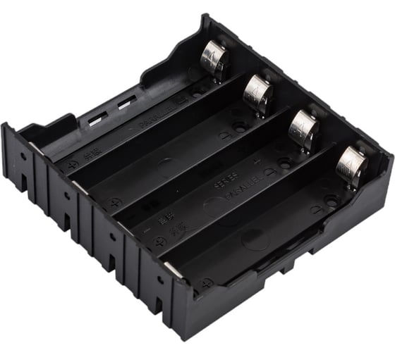 Изображение товара Отсек для элементов питания Robiton Bh4x18650/pins с выводами для пайки PK1 14116