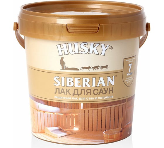 Изображение товара Лак для саун HUSKY SIBERIAN 0,9 л 26241