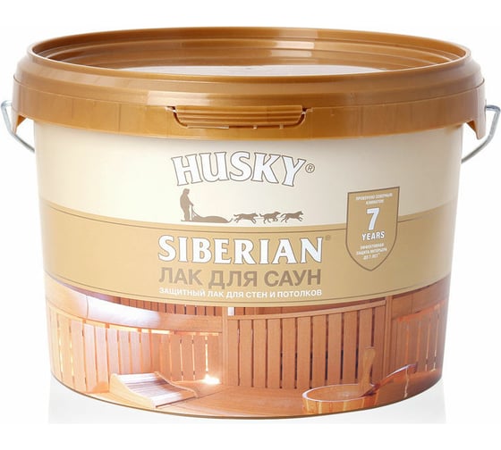 Изображение товара Лак для саун HUSKY SIBERIAN 2,5 л 26242