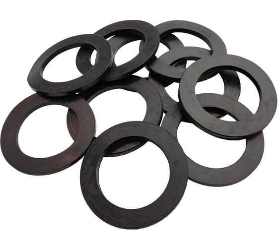 Изображение товара ПВХ-прокладка HG 1 1/2 дюйма, черная, 10 шт 1646211